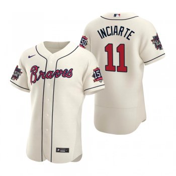 Atlanta Braves Ender Inciarte Cream 2021 MLB All-Star Game Authentic Jersey