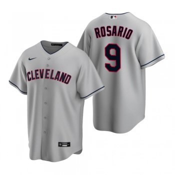 Cleveland Indians Eddie Rosario Nike Gray Replica Road Jersey