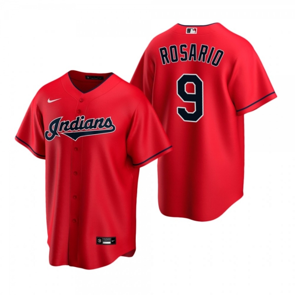 Cleveland Indians Eddie Rosario Nike Red Replica Alternate Jersey