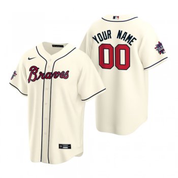 Atlanta Braves Custom Cream 2021 MLB All-Star Game Replica Jersey