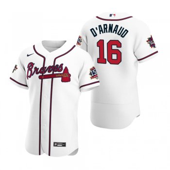 Atlanta Braves Travis d'Arnaud White 2021 MLB All-Star Game Authentic Jersey