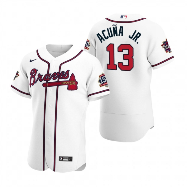 Atlanta Braves Ronald Acuna Jr. White 2021 MLB All-Star Game Authentic Jersey