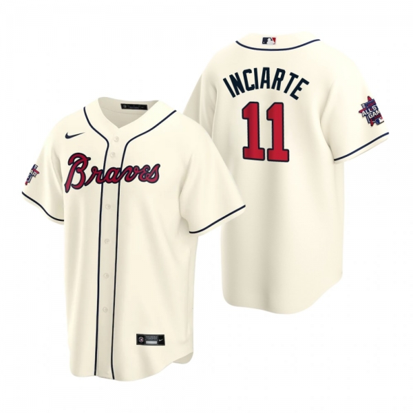 Atlanta Braves Ender Inciarte Cream 2021 MLB All-Star Game Replica Jersey