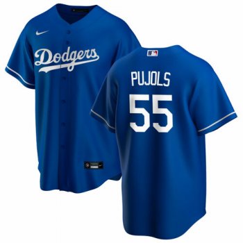 Albert Pujols Los Angeles Dodgers Royal Alternate Jersey by Nike