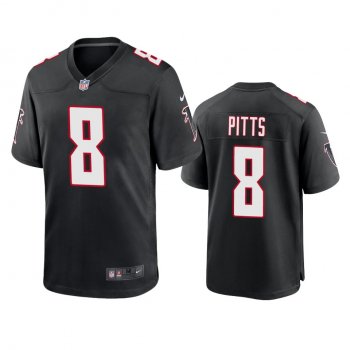 Atlanta Falcons Kyle Pitts Black Throwback Game Jersey