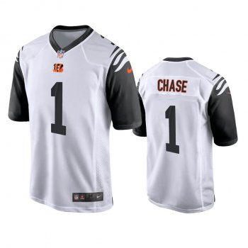 Cincinnati Bengals Ja'Marr Chase White Alternate Game Jersey