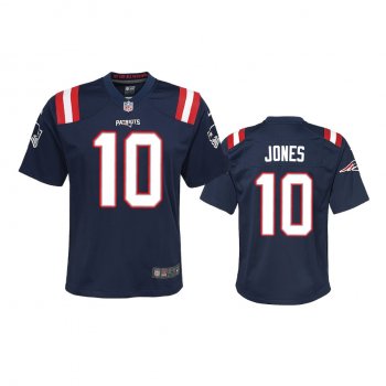 Youth Patriots Mac Jones Navy Game Jersey