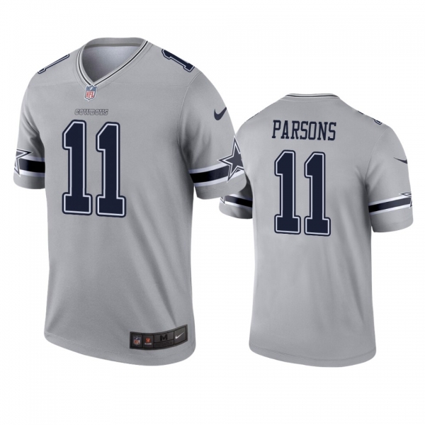 Dallas Cowboys Micah Parsons Gray Inverted Legend Jersey