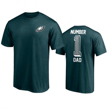 Philadelphia Eagles Dad Midnight Green 2021 Fathers Day T-Shirt