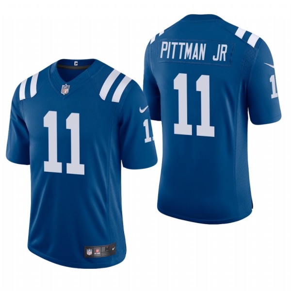 Michael Pittman Jr. #11 Indianapolis Colts Blue 2020 NFL Draft Vapor Limited Jersey