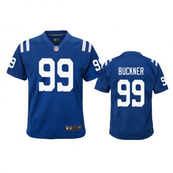 Youth Indianapolis Colts DeForest Buckner Royal Color Rush Game Jersey