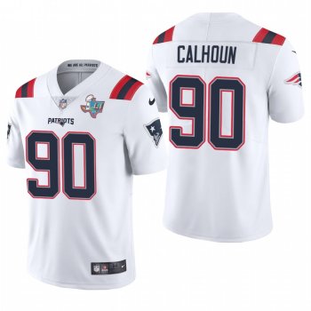 Shilique Calhoun New England Patriots Super Bowl LI Patch White Vapor Limited Jersey