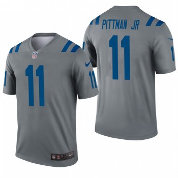 Indianapolis Colts #11 Michael Pittman Jr. Gray Inverted Legend Jersey