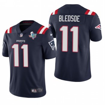 Drew Bledsoe New England Patriots Super Bowl LI Patch Navy Vapor Limited Jersey