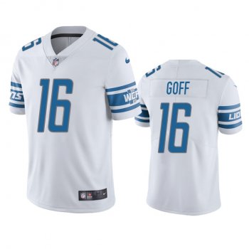 Jared Goff Detroit Lions White Vapor Limited Jersey