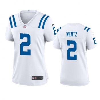 Women's Indianapolis Colts Carson Wentz White Game Jersey