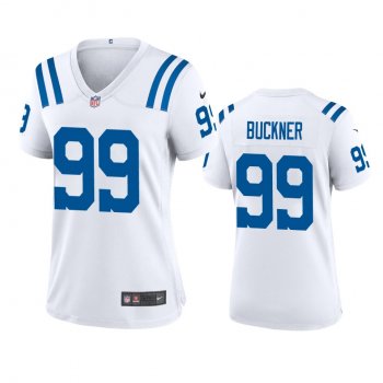 Women's Indianapolis Colts DeForest Buckner White 2020 Game Jersey