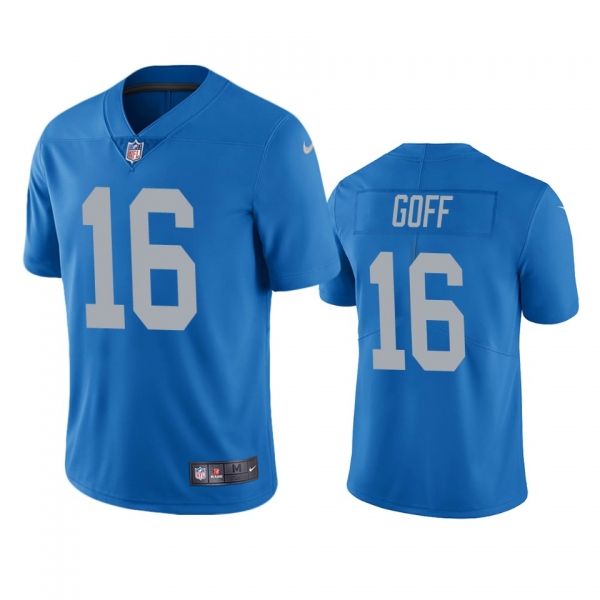 Jared Goff Detroit Lions Blue Vapor Limited Jersey