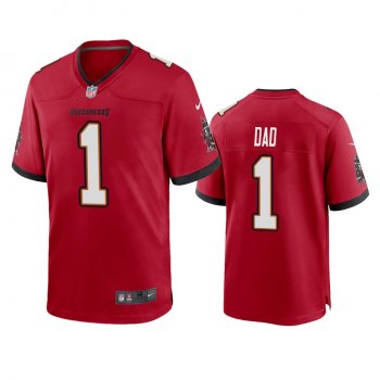 Tampa Bay Buccaneers Dad Red 2021 Fathers Day Game Jersey