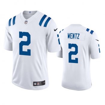 Carson Wentz Indianapolis Colts White Vapor Limited Jersey