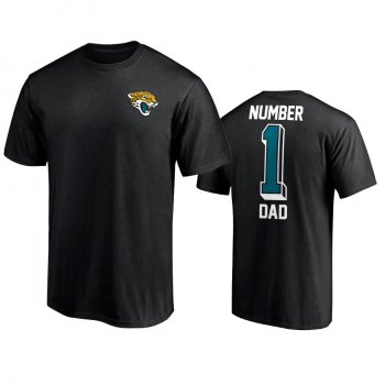 Jacksonville Jaguars Dad Black 2021 Fathers Day T-Shirt