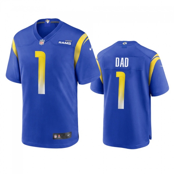 Los Angeles Rams Dad Royal 2021 Fathers Day Game Jersey