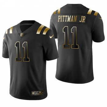 Indianapolis Colts Michael Pittman Jr. Black 2020 NFL Draft Golden Limited Jersey