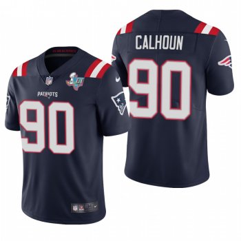 Shilique Calhoun New England Patriots Super Bowl LI Patch Navy Vapor Limited Jersey