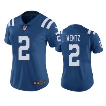 Women's Indianapolis Colts Carson Wentz Royal Vapor Limited Jersey