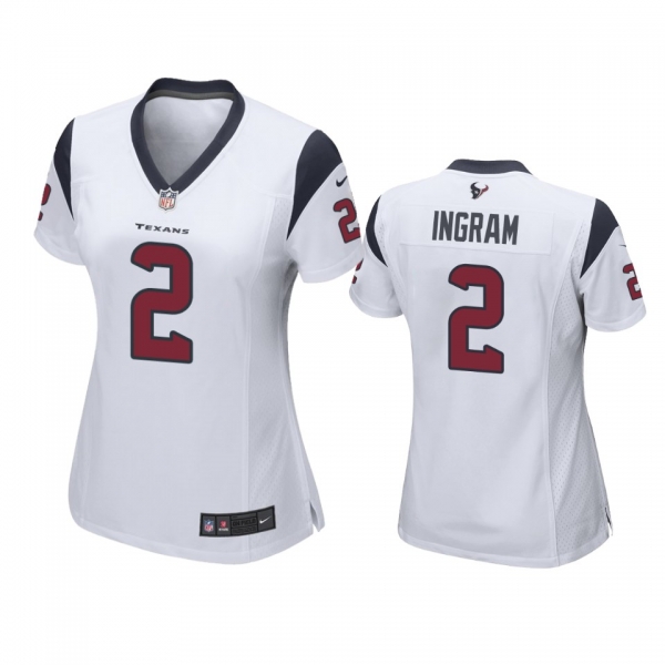 Women's Houston Texans Mark Ingram White Game Jersey