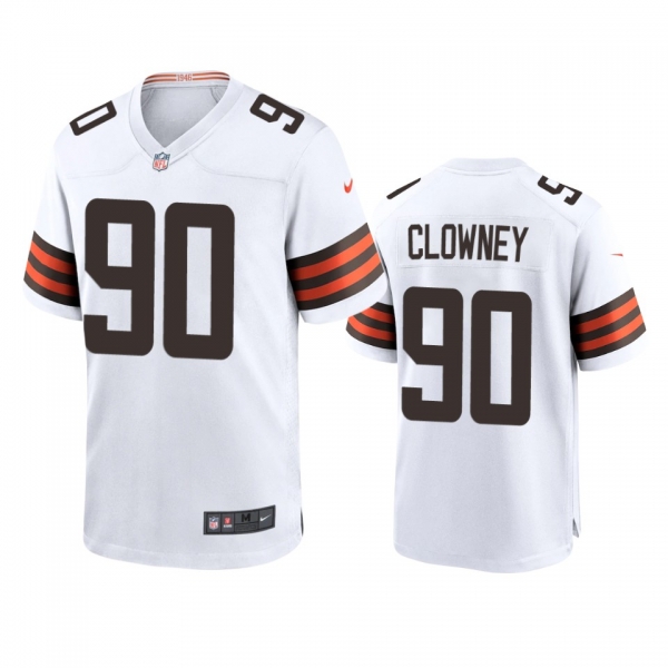 Cleveland Browns Jadeveon Clowney White Game Jersey