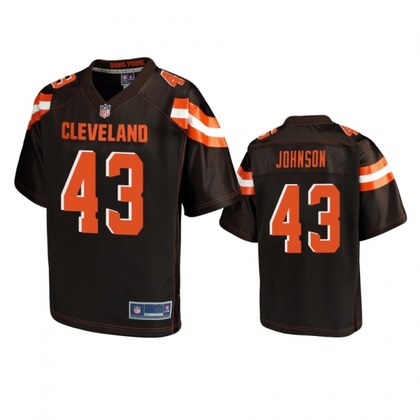 Cleveland Browns John Johnson Brown Pro Line Jersey - Men's