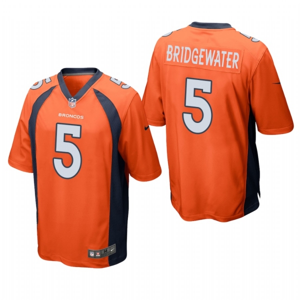 Denver Broncos Teddy Bridgewater Orange Game Jersey