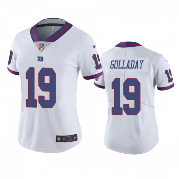 Women's New York Giants Kenny Golladay White Color Rush Limited Jersey