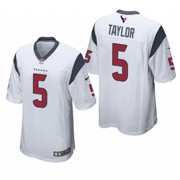 Houston Texans Tyrod Taylor White Game Jersey