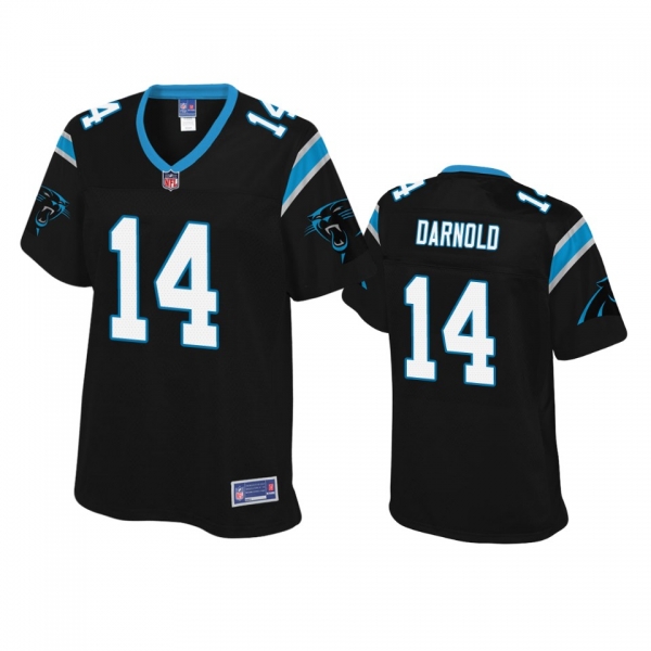 Women's Carolina Panthers Sam Darnold Black Pro Line Jersey