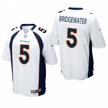 Denver Broncos Teddy Bridgewater White Game Jersey