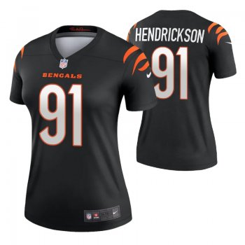 Women's 2021 Nike Women's Cincinnati Bengals Trey Hendrickson #91 Legend Black New Uniforms