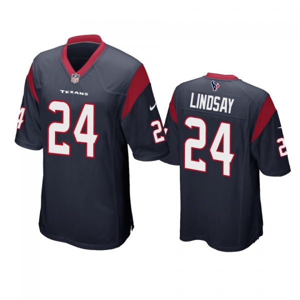 Houston Texans Phillip Lindsay Navy Game Jersey