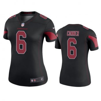 Women's Arizona Cardinals James Conner Black Color Rush Legend Jersey