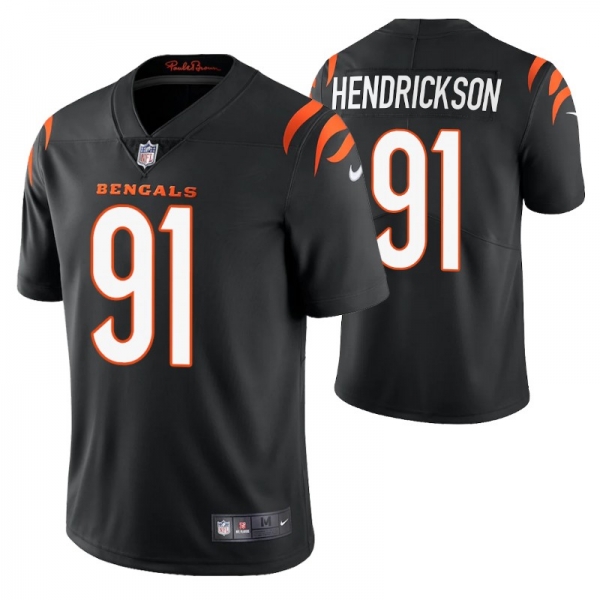 2021 Nike Cincinnati Bengals Trey Hendrickson #91 Vapor Limited Black Jersey