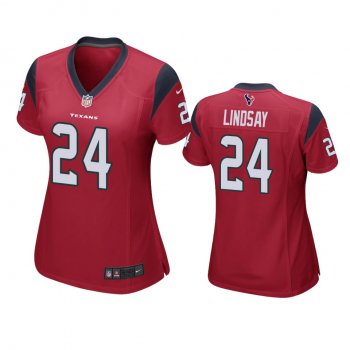 Women's Houston Texans Phillip Lindsay Red Game Jersey