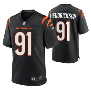 2021 Nike Cincinnati Bengals Trey Hendrickson #91 Game Black Jersey