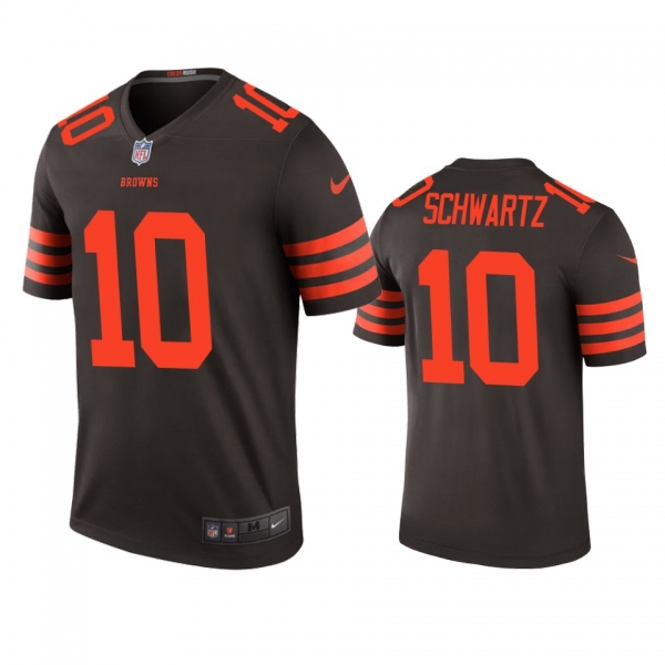 Cleveland Browns Anthony Schwartz Brown Color Rush Legend Jersey