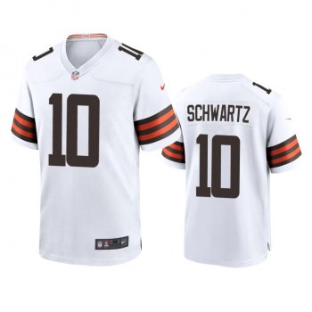 Cleveland Browns Anthony Schwartz White Game Jersey