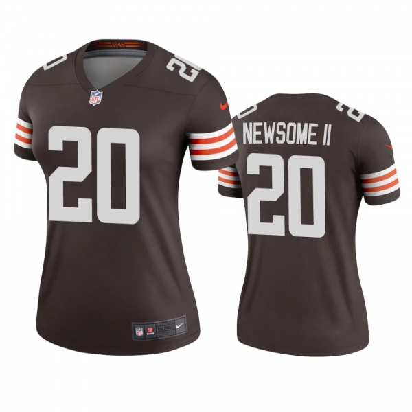 Women's Cleveland Browns Greg Newsome II Brown Legend Jersey