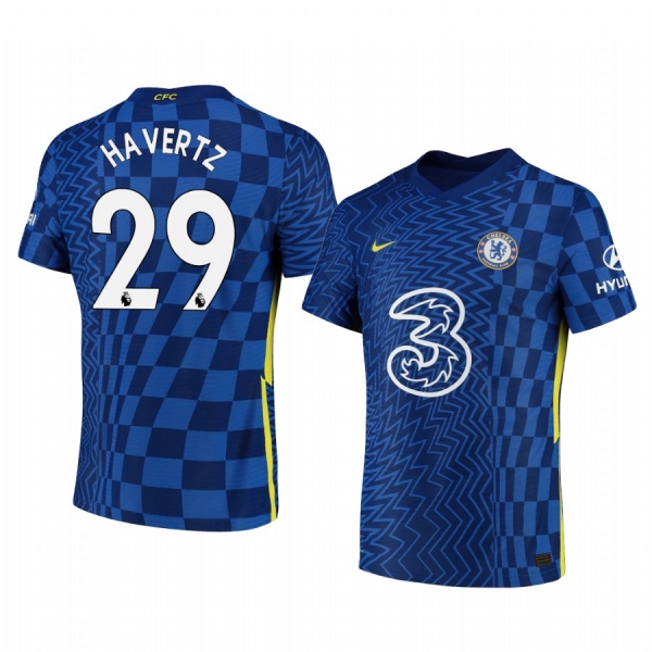 Chelsea Kai Havertz Navy Home Vapor Match Men's Jersey 2021-22