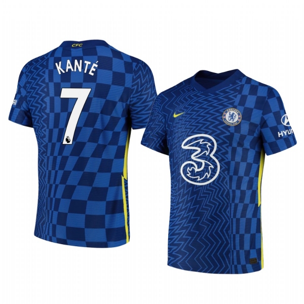 Chelsea N'Golo Kante Navy Home Vapor Match Men's Jersey 2021-22