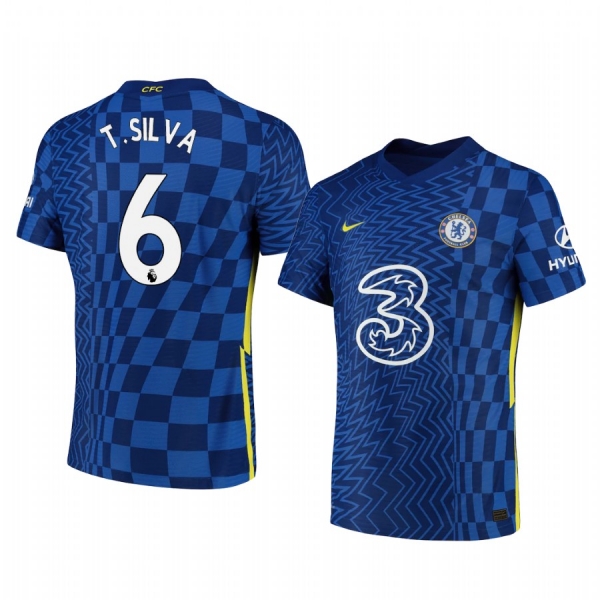 Chelsea Thiago Silva Navy Home Vapor Match Men's Jersey 2021-22