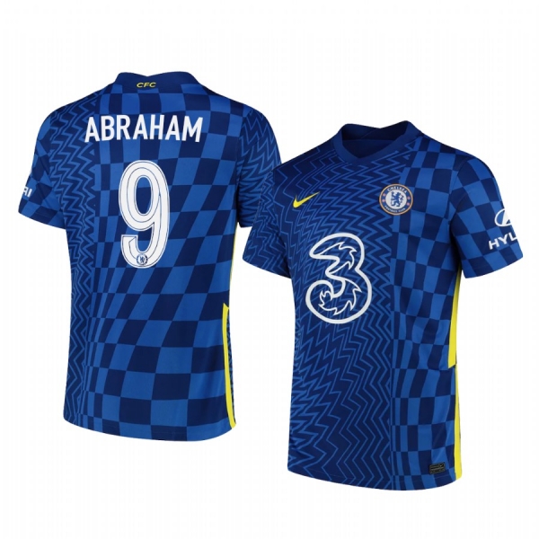 Chelsea Tammy Abraham Navy Home Cup Men's Jersey 2021-22